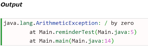 java-throw-output