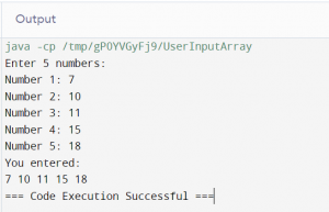 One Dimensional Array in Java (With Example Program)