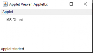 Applet Life Cycle in Java with Examples