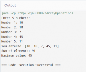 One Dimensional Array in Java (With Example Program)
