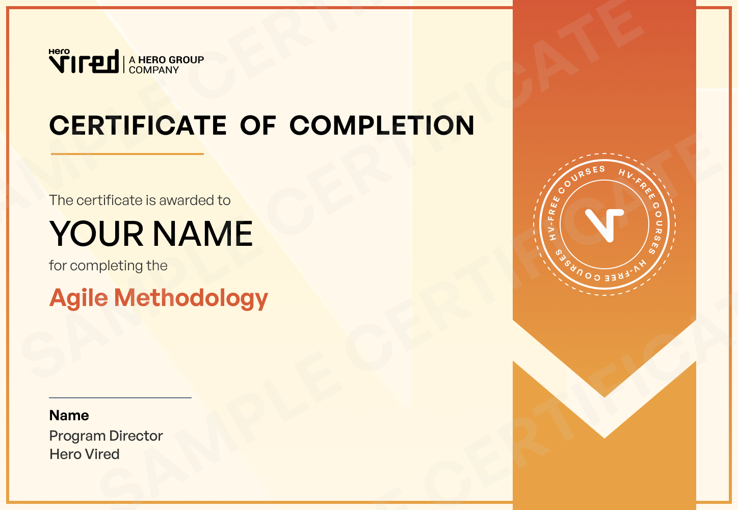 Hero Vired Certificate