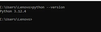 Verify the Python Installation