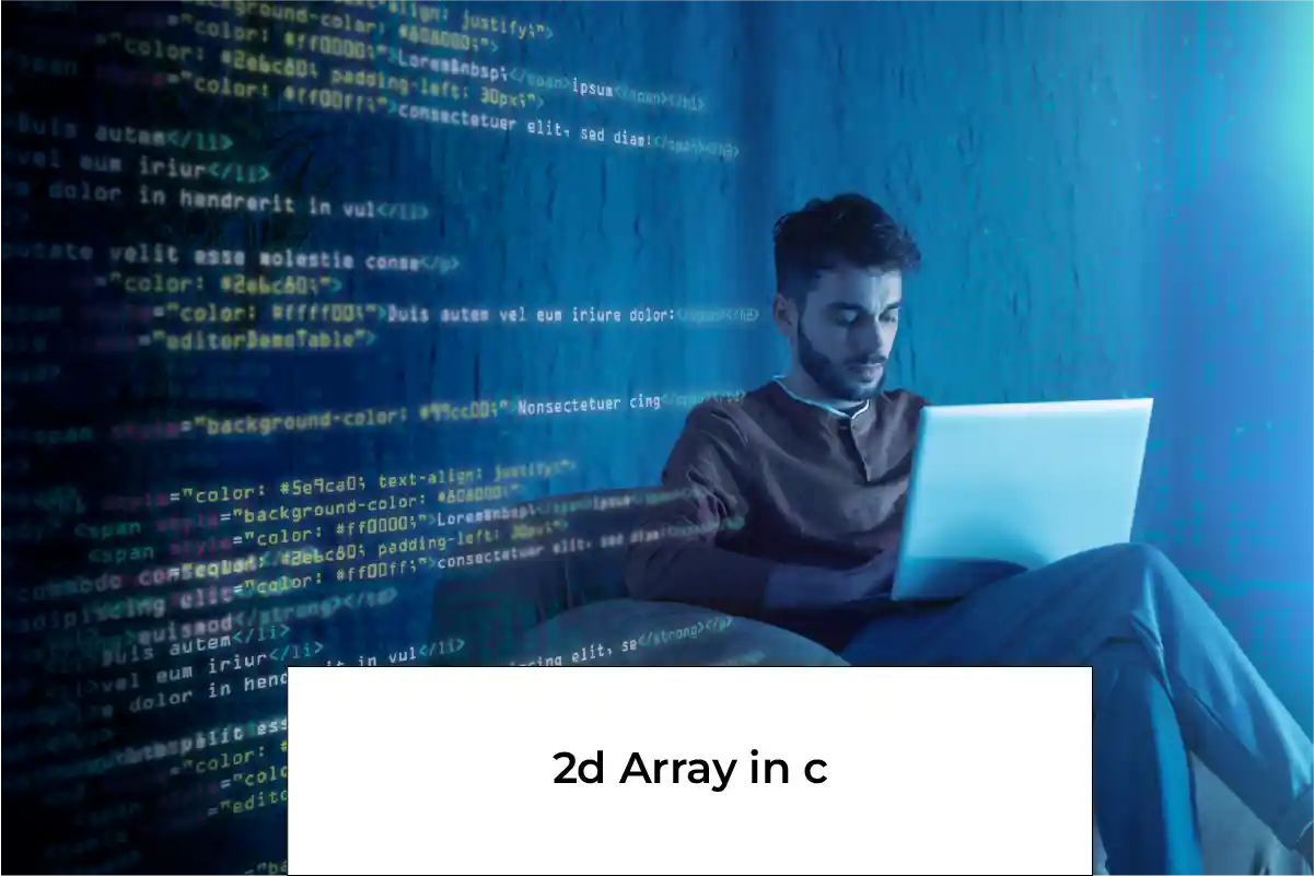 2D Array in C